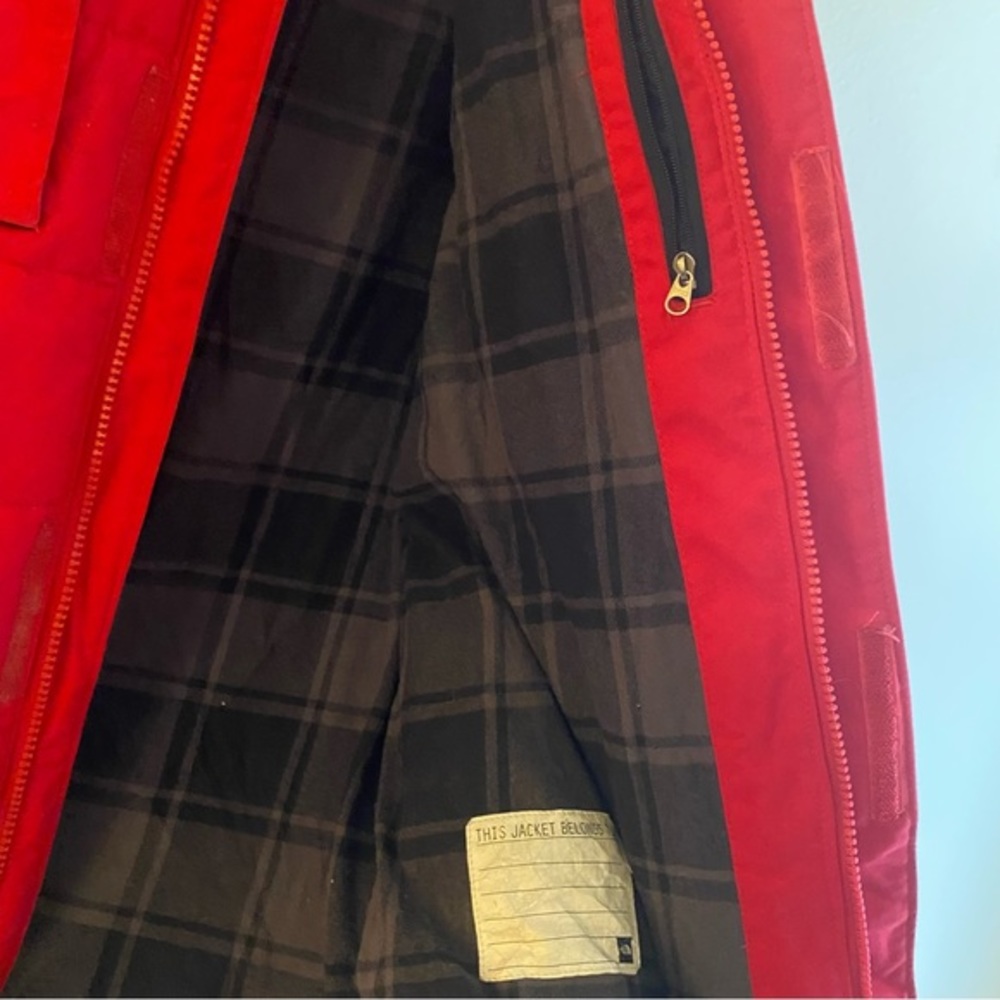 The North Face Youth Large Very Heavy/Warm Hooded Parka Flannel-lined - Picture 11 of 16